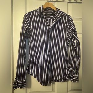 Blue and white stripe Ralph Lauren Button down
